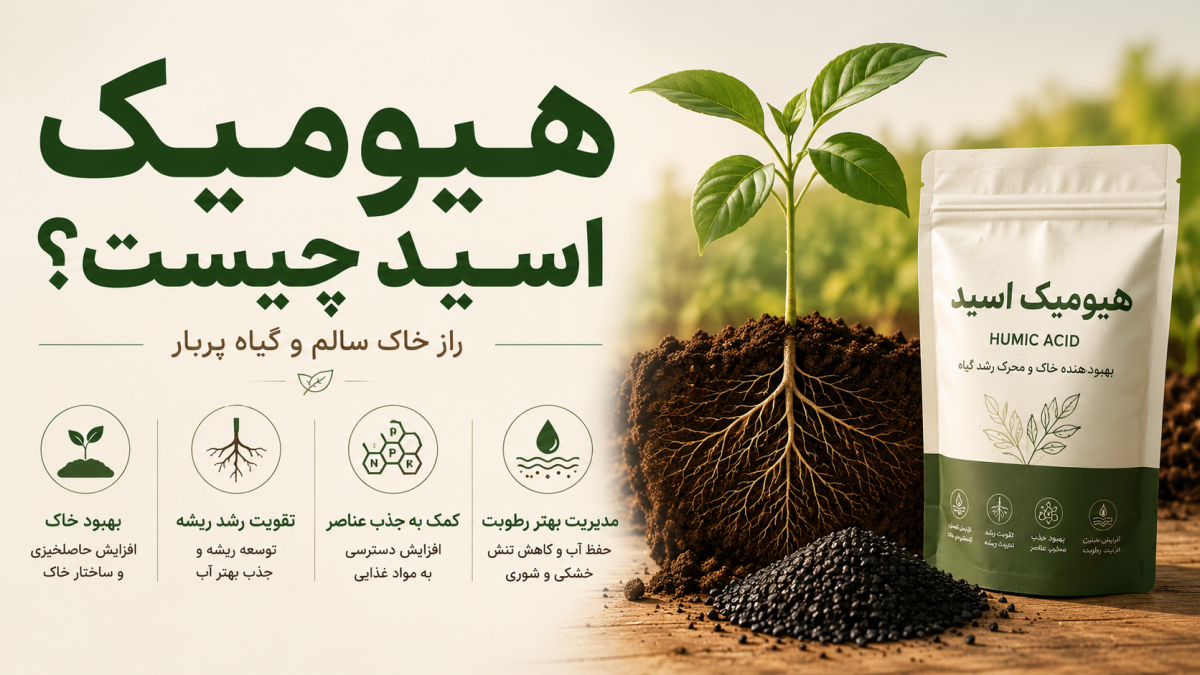 هیومیک اسید چیست و چه کاربردی در کشاورزی دارد؟
