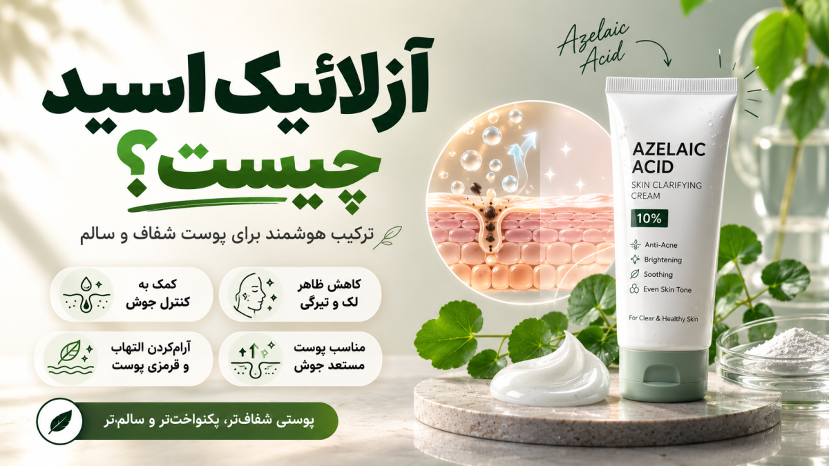 آزلائیک اسید چیست؟ خواص، کاربرد، روش استفاده و راهنمای انتخاب